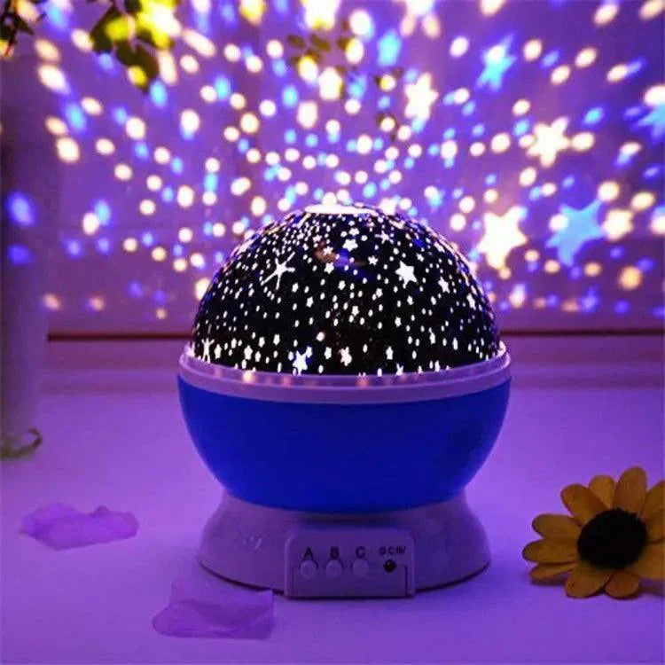 Moon Star Night Light Rotating Star Projector