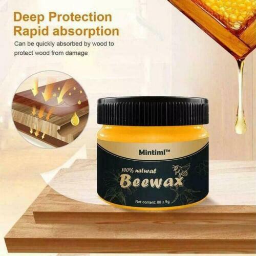 Natural  Beeswax Polish for Wood & Furniture Care