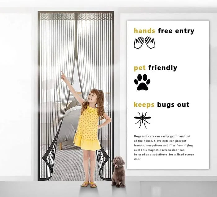 🎉 Hot Sale Promotion 50% OFF🔥Magnetic Screen Door