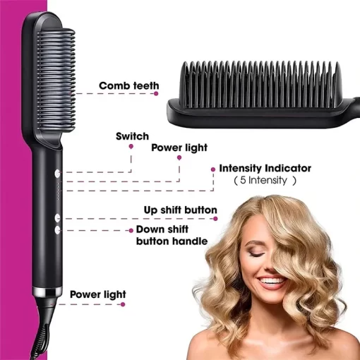 2-in-1 HAIR STRAIGHTENER