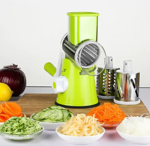 🚨LAST DAY OF SALE🚨 3 IN 1 ROTARY GRATER VEGETABLE SLICER